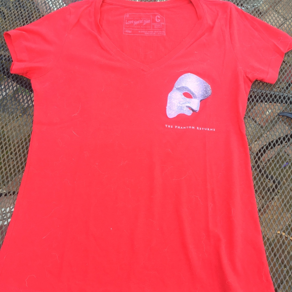 Theater, Love Never Dies shirt